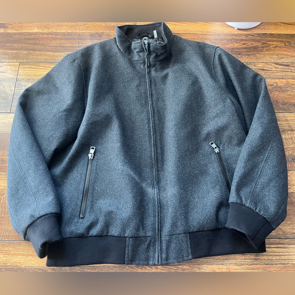 Calvin Klein Charcoal Bomber Jacket